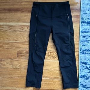 LULULEMON BLACK MESH LEGGINGS